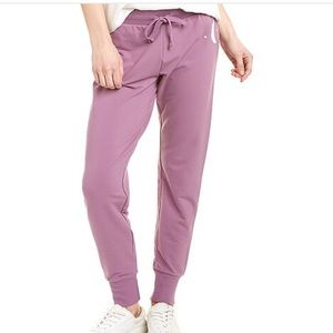 Wildfox Crescent Moon Jack Jogger Pant in grapeade size small banded cuffs
